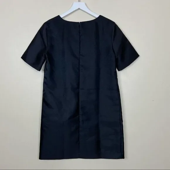 FRENCH CONNECTION Dreams Are Free Shift Dress Black Neon Sign Size 6 - Picture 5 of 7